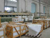 Factory for production of slabs, tiles and cut to sizes of marbles